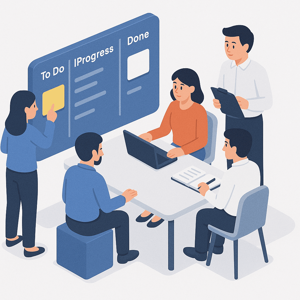 A person reviewing a checklist for hiring an MVP team.